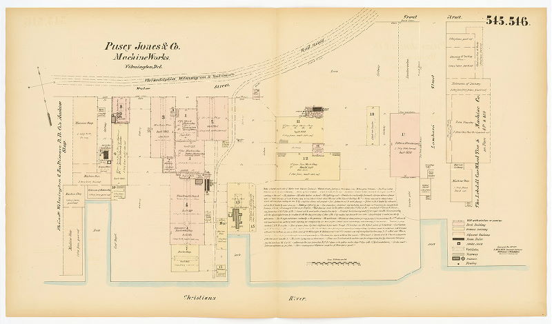 Pusey Jones & Co. Machine Works, Hexamer General Surveys, Volume 6