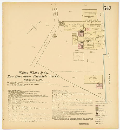 Walton Whann & Co. Raw Bone Super Phosphate Works, Hexamer General Surveys, Volume 6