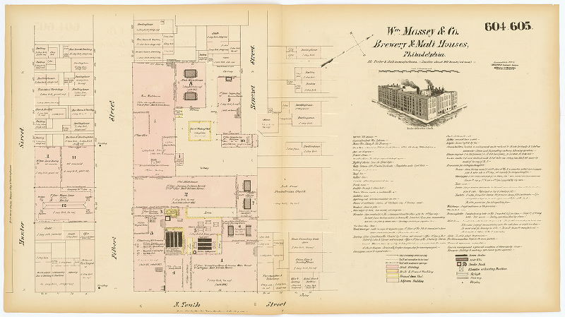 William Massey & Co. Brewery & Malt Houses, Hexamer General Surveys, Volume 7