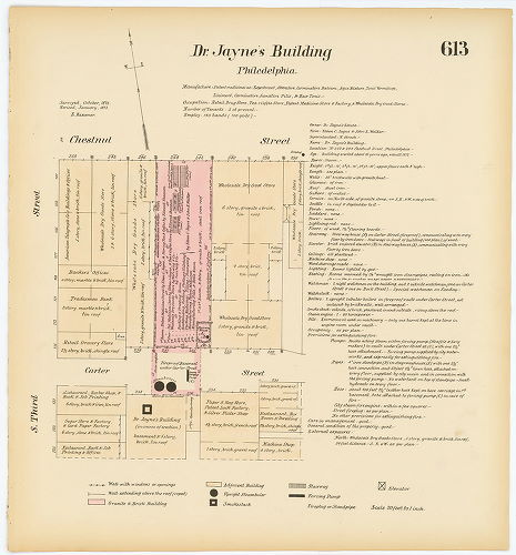 Dr. Jayne's Building, Hexamer General Surveys, Volume 7