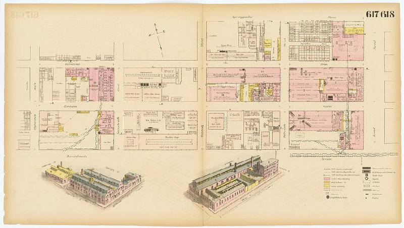 Gresson & Smith Machine Works, William Sellers & Co. Iron Works, Reading Railroad Co., James Moore Bush Hill Iron Works, Hexamer General Surveys, Volume 7