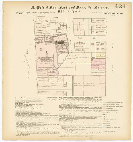 A. Wilt & Son Sash, Door and Shutter Factory, Hexamer General Surveys, Volume 7