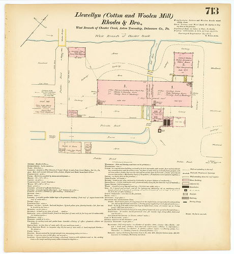 Llewellyn Cotton and Woolen Mill, Hexamer General Surveys, Volume 8