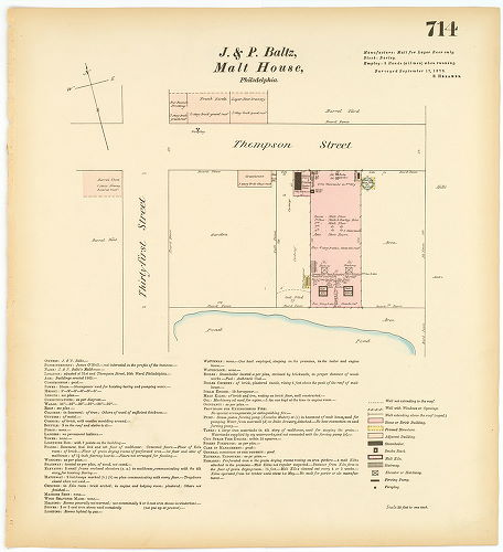 J.& P. Baltz Malt House, Hexamer General Surveys, Volume 8