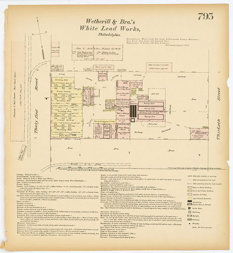 Wetherill & Brother's White Lead Works, Hexamer General Surveys, Volume 9