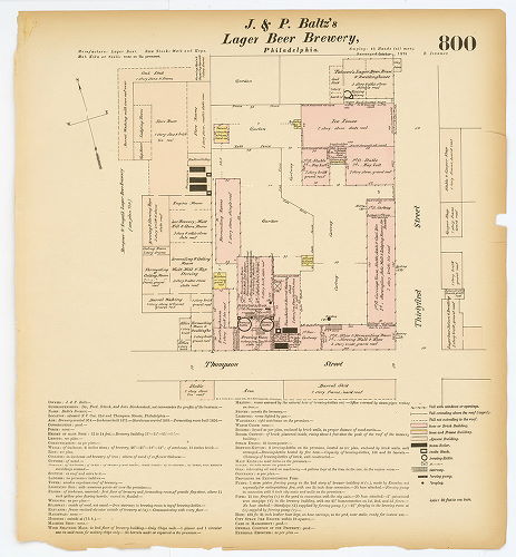 Baltz's Brewery, Hexamer General Surveys, Volume 9