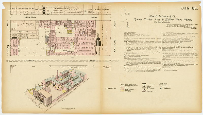 Spring Garden Stove & Hollow Ware Works, Hexamer General Surveys, Volume 9
