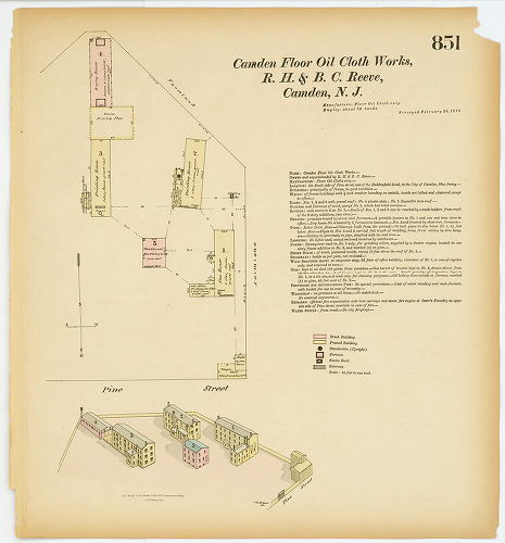 Camden Floor Oil Cloth Works, Hexamer General Surveys, Volume 9