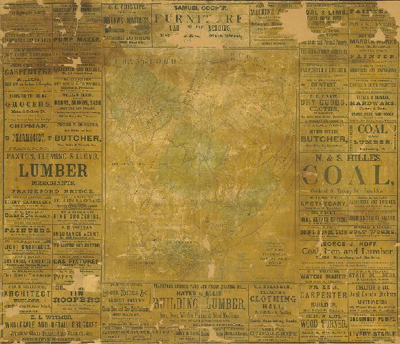 Map, Division and Business Map of the 23rd Ward of Philadelphia