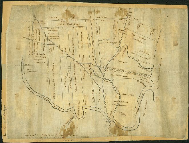Map, Draught of Oxford Township Phila