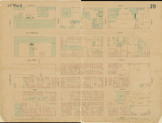 Plate 70, Maps of the City of Philadelphia, vol. 6