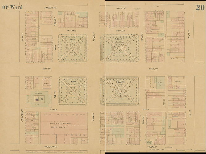Plate 20, Maps of the City of Philadelphia, vol. 2