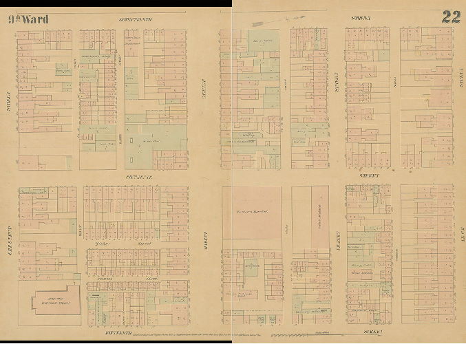 Plate 22, Maps of the City of Philadelphia, vol. 2
