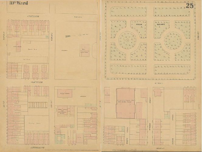 Plate 25, Maps of the City of Philadelphia, vol. 2