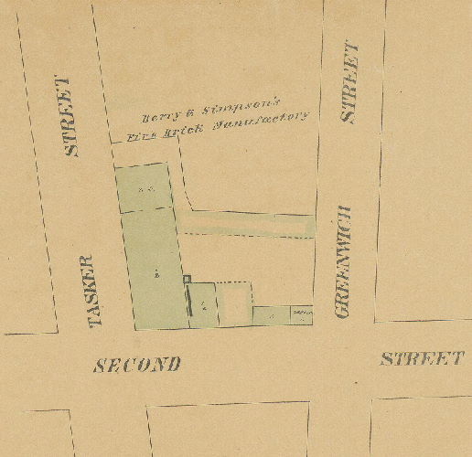 Plate 92, Section A2, Maps of the City of Philadelphia, vol. 7