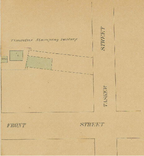 Plate 92, Section B1, Maps of the City of Philadelphia, vol. 7