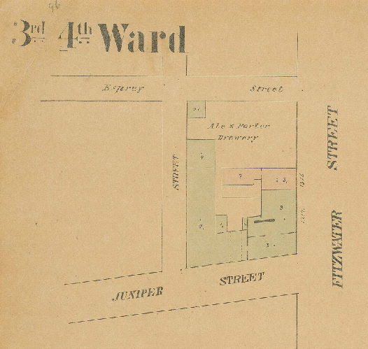 Plate 96, Section A1, Maps of the City of Philadelphia, vol. 7