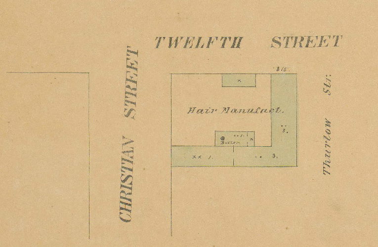 Plate 96, Section A2, Maps of the City of Philadelphia, vol. 7