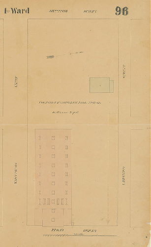Plate 96, Section B1, Maps of the City of Philadelphia, vol. 7