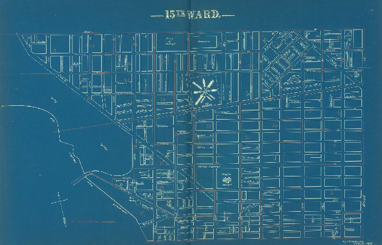 Ward 15, Schiedt's Atlas of the City of Philadelphia