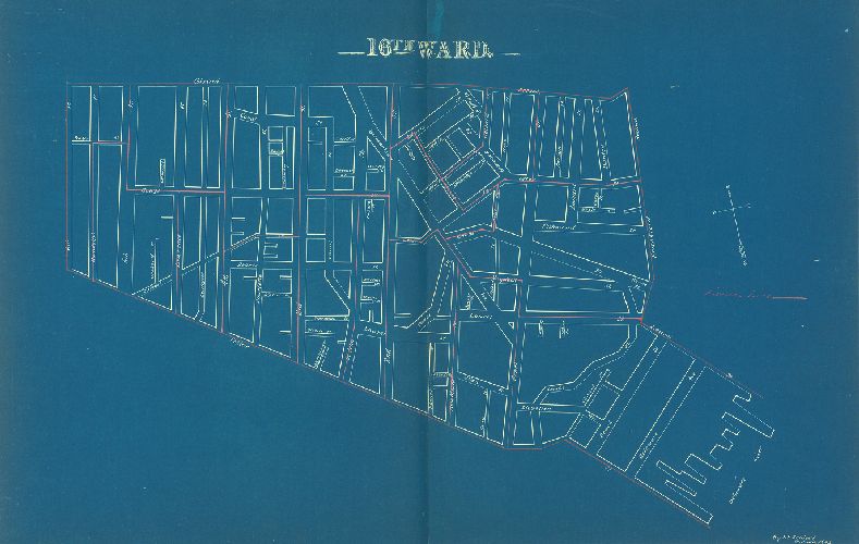 Ward 16, Schiedt's Atlas of the City of Philadelphia