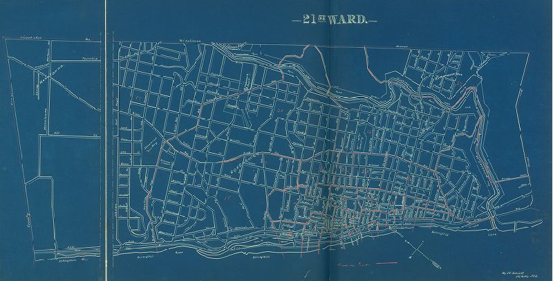 Ward 21, Schiedt's Atlas of the City of Philadelphia