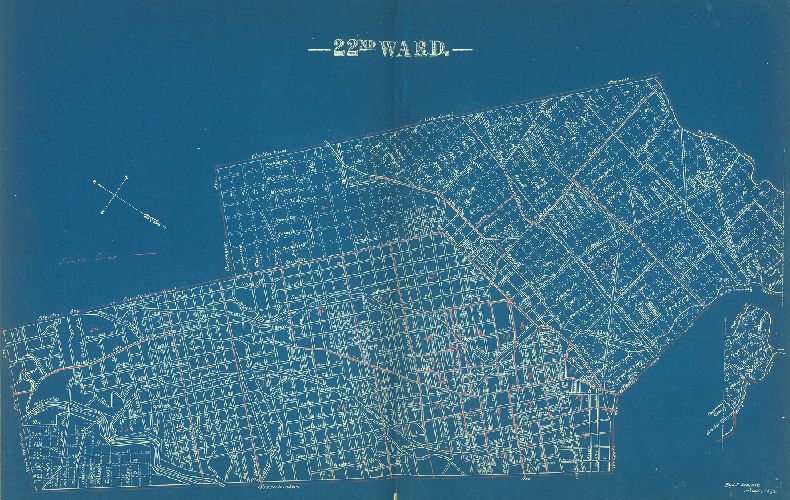 Ward 22, Schiedt's Atlas of the City of Philadelphia