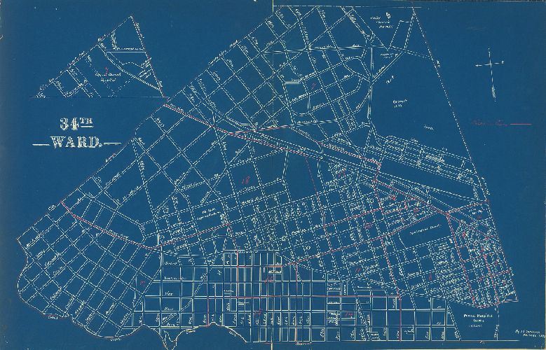 Ward 34, Schiedt's Atlas of the City of Philadelphia