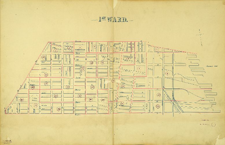 Ward 1, Schiedt's Atlas of the City of Philadelphia
