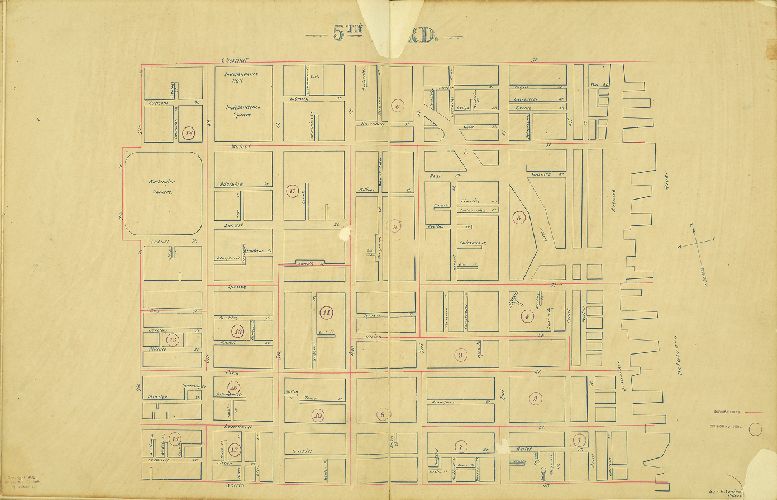 Ward 5, Schiedt's Atlas of the City of Philadelphia