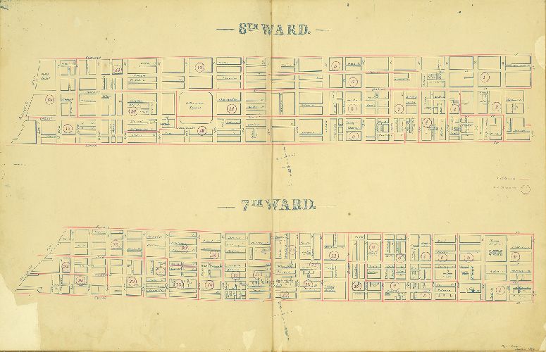 Ward 7-8, Schiedt's Atlas of the City of Philadelphia