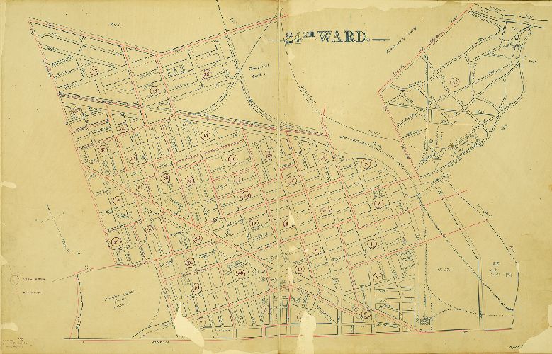 Ward 24, Schiedt's Atlas of the City of Philadelphia