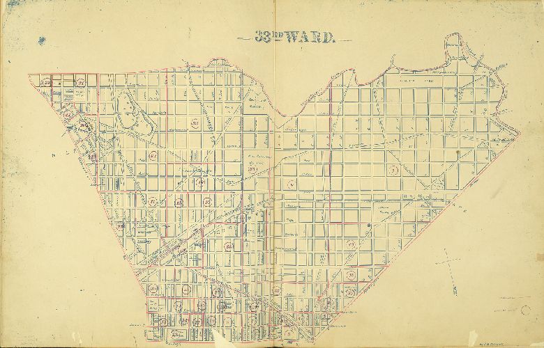 Ward 33, Schiedt's Atlas of the City of Philadelphia