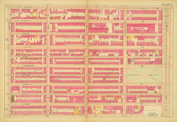 Plate 2, Atlas of the 18th, 19th & 31st Wards of the City of Philadelphia