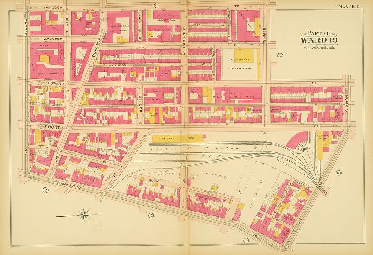 Plate 11, Atlas of the 18th, 19th & 31st Wards of the City of Philadelphia