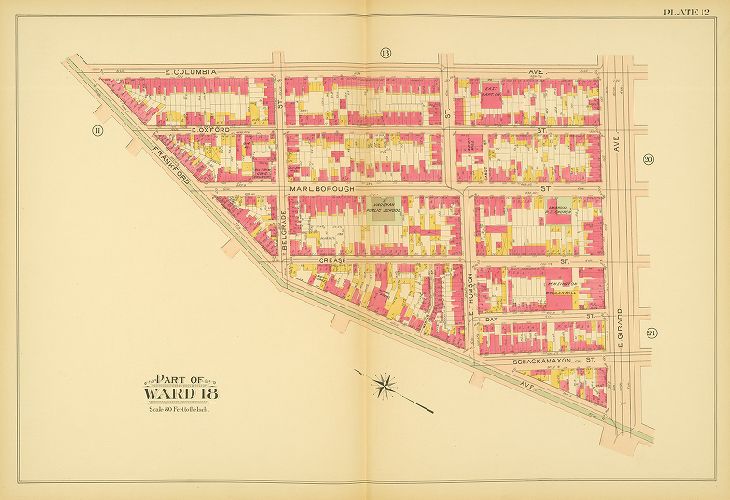 Plate 12, Atlas of the 18th, 19th & 31st Wards of the City of Philadelphia