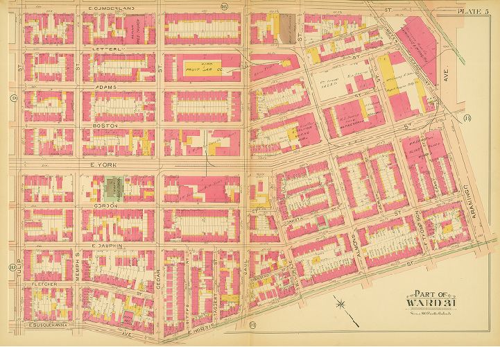 Plate 15, Atlas of the 18th, 19th & 31st Wards of the City of Philadelphia