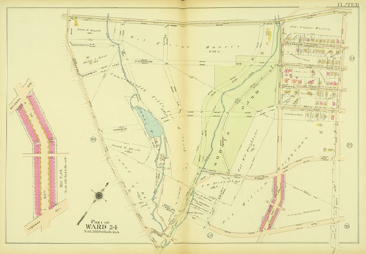 Plate 31, Atlas of the 24th, 34th & 44th Wards of the City of Philadelphia