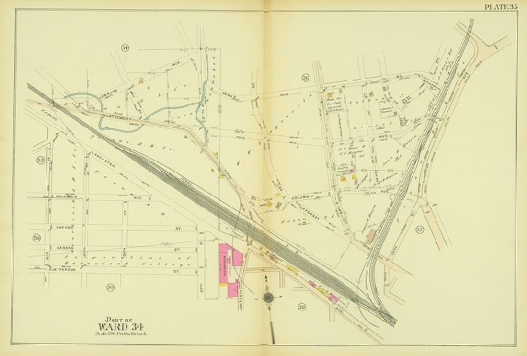 Plate 35, Atlas of the 24th, 34th & 44th Wards of the City of Philadelphia