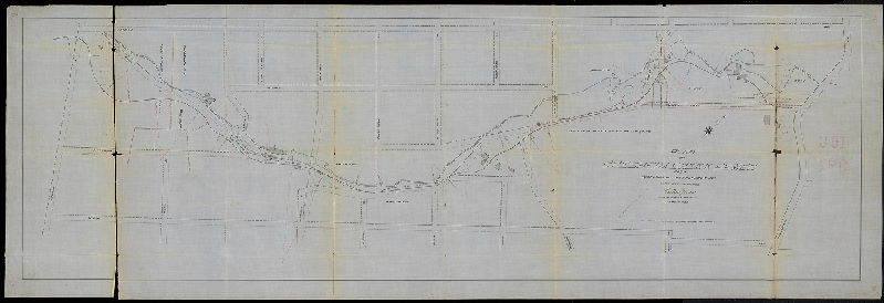Plan, Plan of Cresheim Creek Sewer from Wissahickon Ave. to Germantown Ave. 