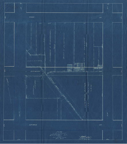 Plan, Plan of Estaugh St., from 21st to 22nd Sts, 18th Ward.