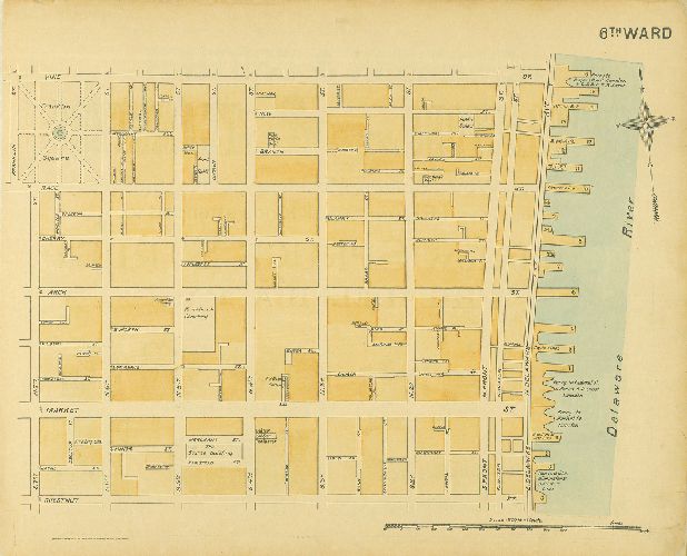 Ward 6, Street Atlas of Philadelphia by Wards