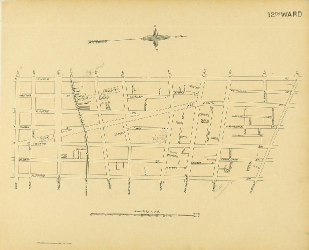 Ward 12, Street Atlas of Philadelphia by Wards