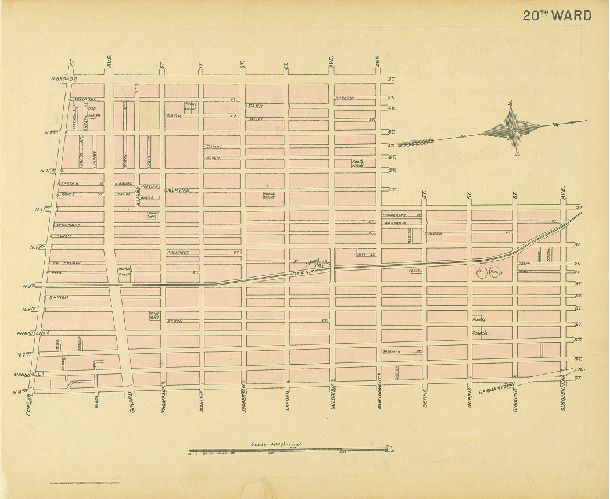 Ward 20, Street Atlas of Philadelphia by Wards