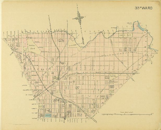 Ward 33, Street Atlas of Philadelphia by Wards