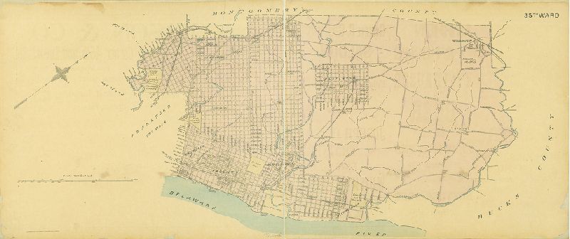 Ward 35, Street Atlas of Philadelphia by Wards