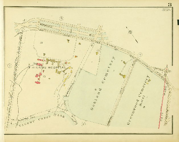Plate 3, Atlas of the 35th Ward, Philadelphia.