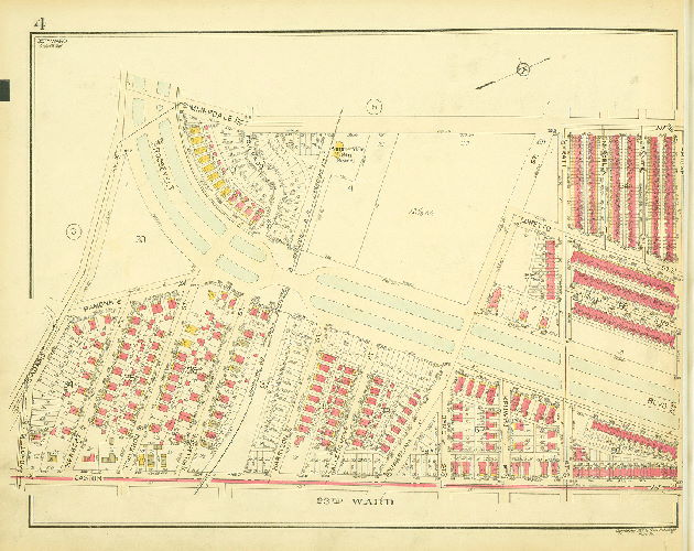 Plate 4, Atlas of the 35th Ward, Philadelphia.