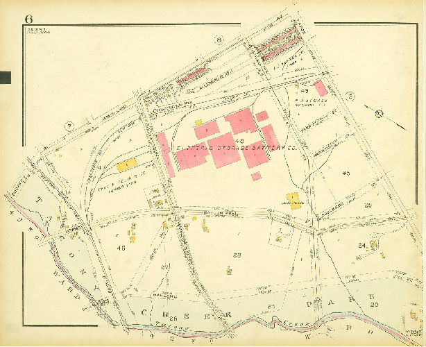 Plate 6, Atlas of the 35th Ward, Philadelphia.