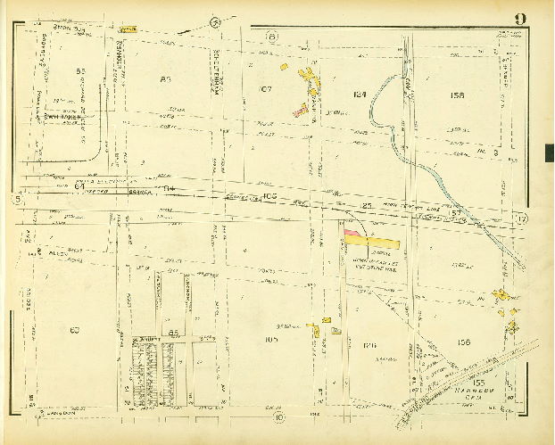 Plate 9, Atlas of the 35th Ward, Philadelphia.